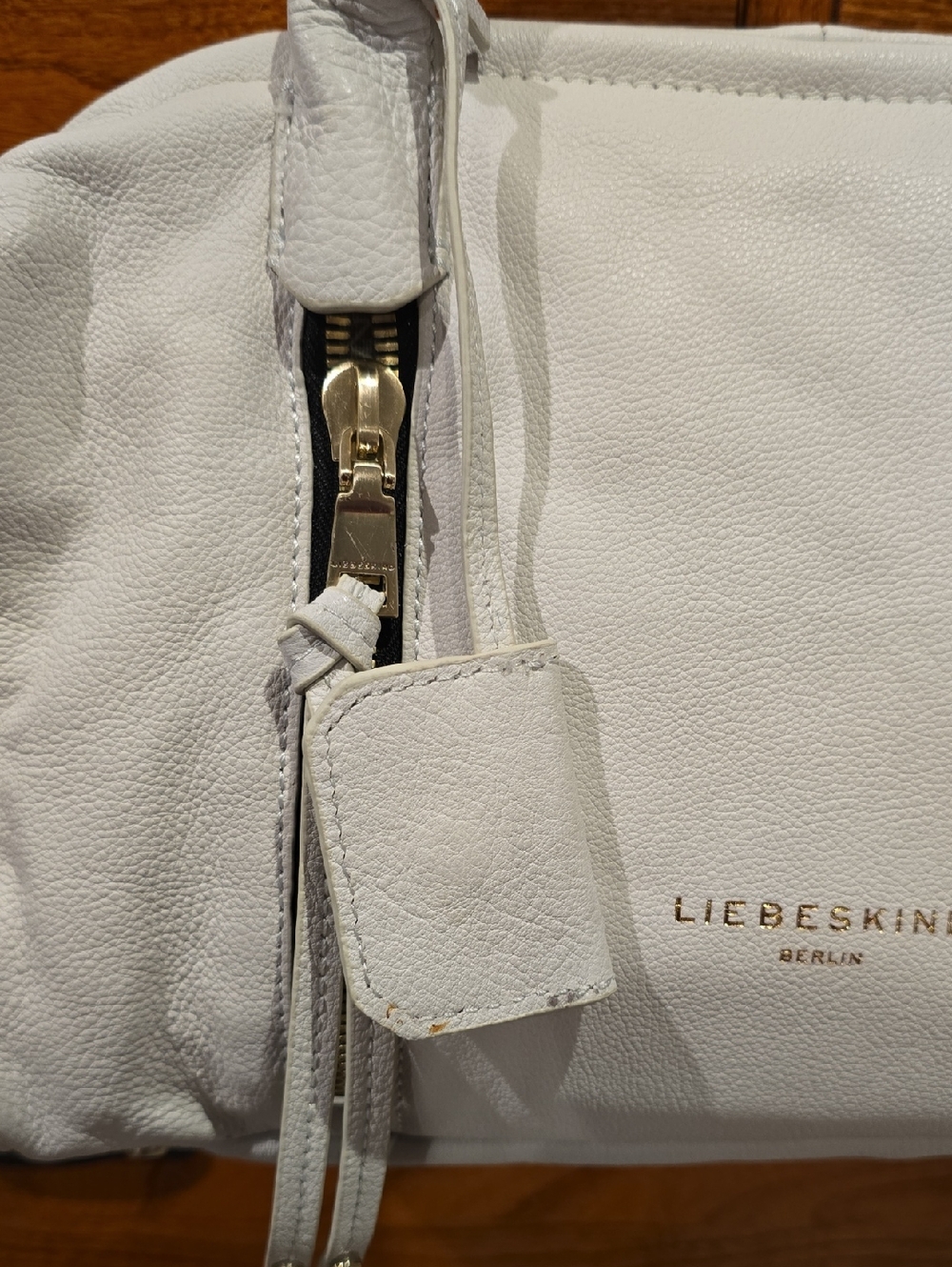Liebeskind White Leather Satchel - Picture 3 of 11